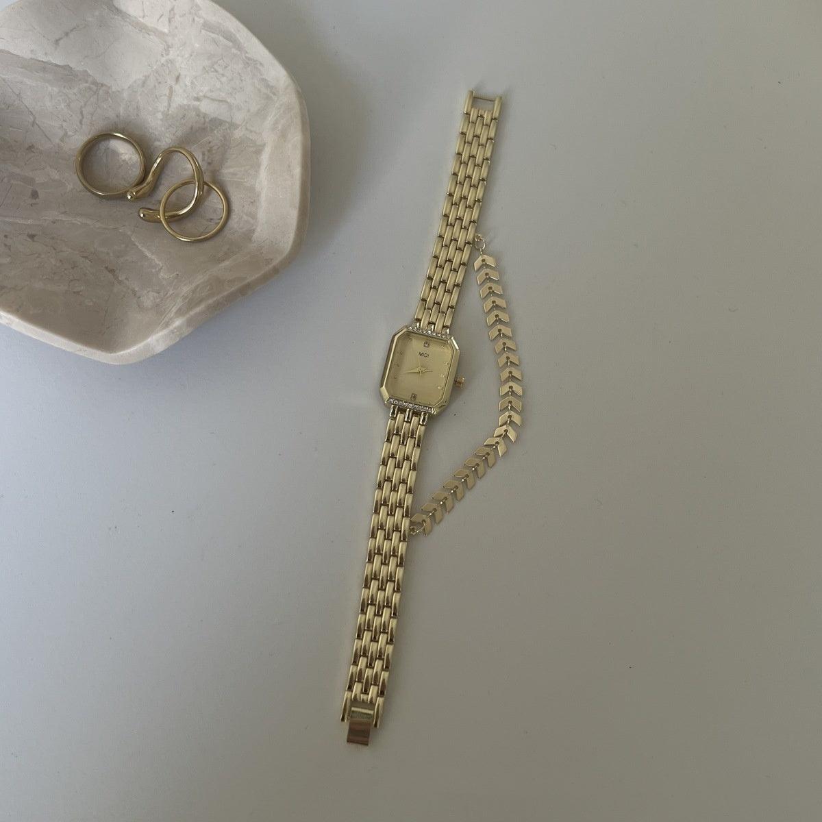 Fashion Bracelet Women's Simple Quartz Watch - Aaryan Malik اريان مالك