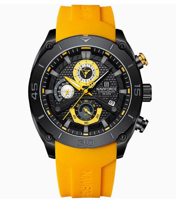 New Youth Outdoor Sports And Casual Silicone Band Color Watrproof Watch - Aaryan Malik اريان مالك