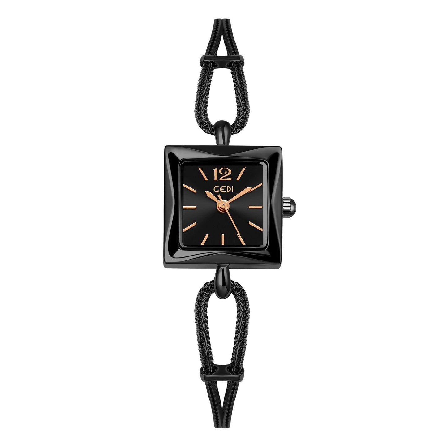 High-grade Simple Small Square Plate Alloy Bracelet Watch Antique Style - Aaryan Malik اريان مالك