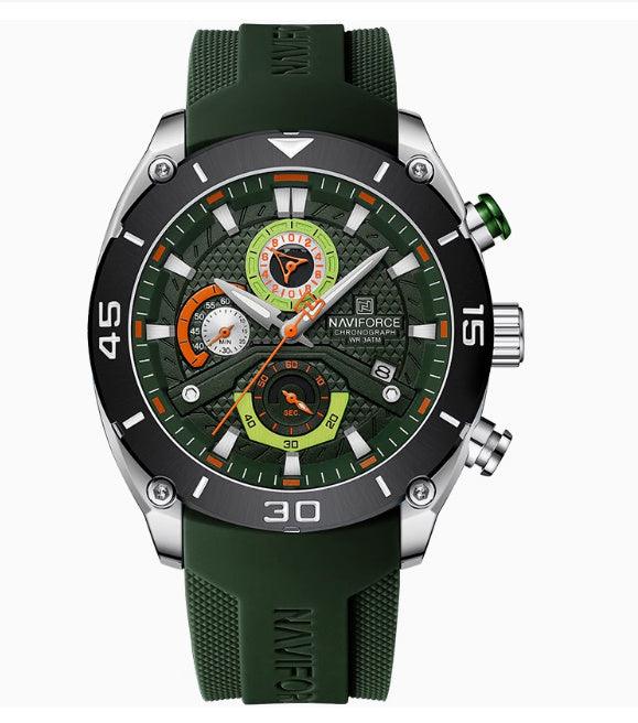 New Youth Outdoor Sports And Casual Silicone Band Color Watrproof Watch - Aaryan Malik اريان مالك