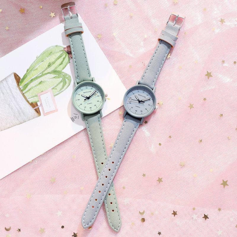 Korean Simple Temperamental Girls' Antique Mori Style Antique Watch - Aaryan Malik اريان مالك