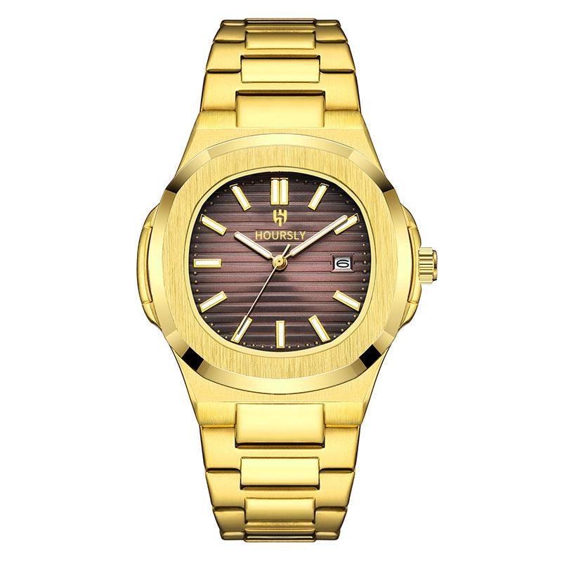 Fashion Premium Business Simplicity Quartz Steel Belt Men's Watch - Aaryan Malik اريان مالك