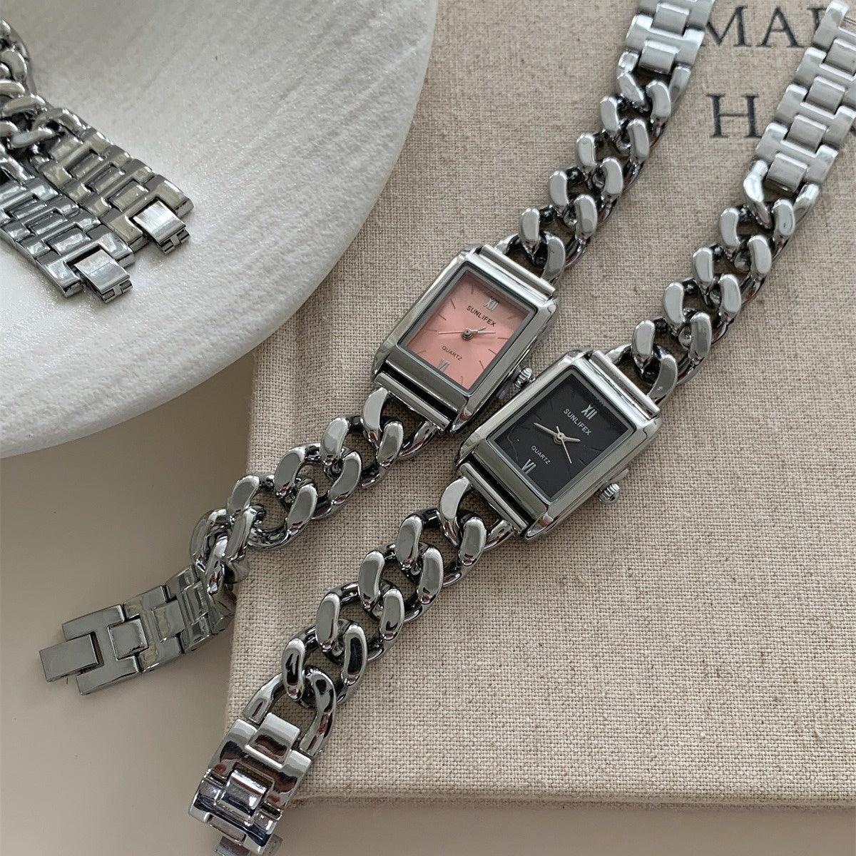 Classic Simple Design Chain Watch Female - Aaryan Malik اريان مالك
