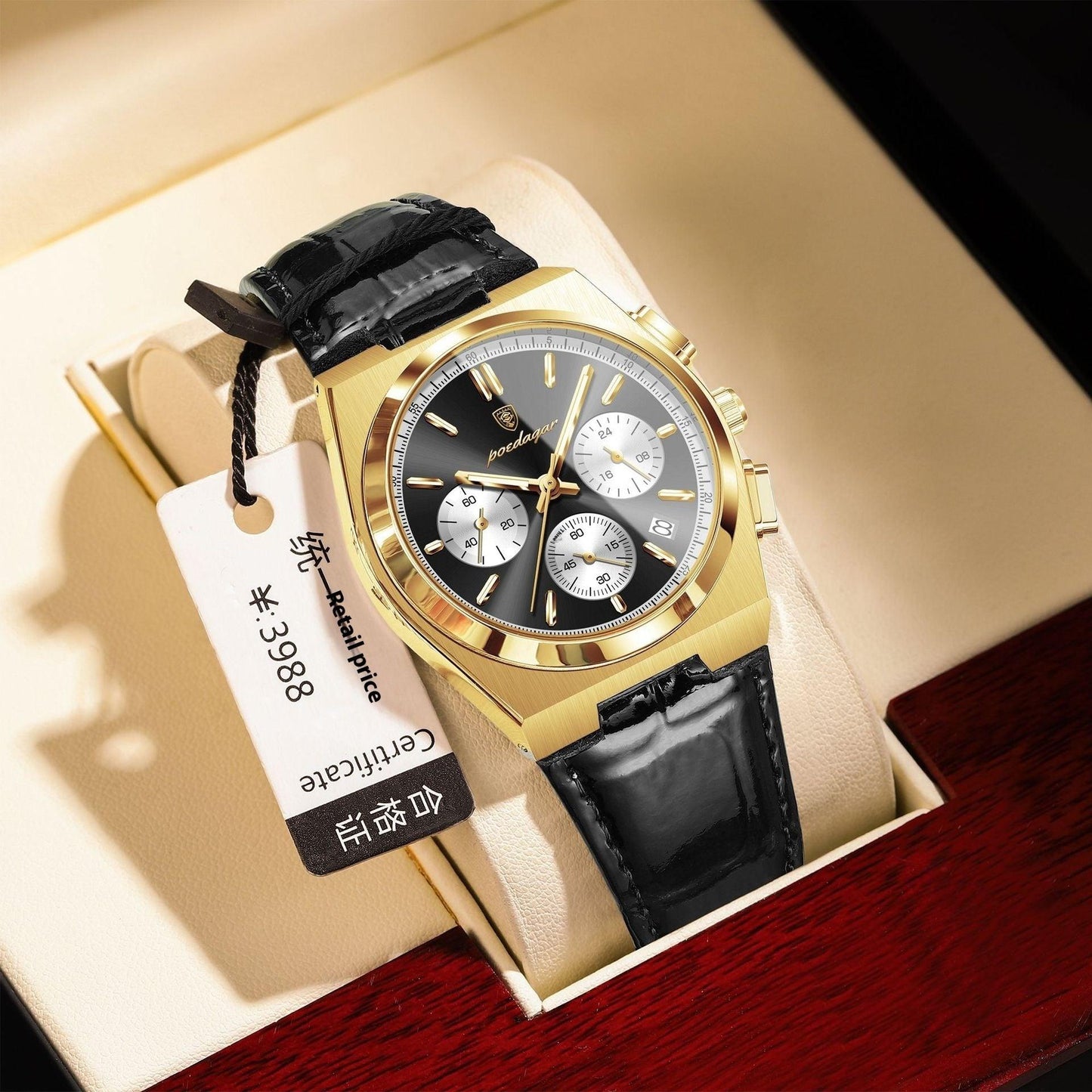 New Multi-functional Men's Watch Belt Ultra-thin Quartz Watch - Aaryan Malik اريان مالك