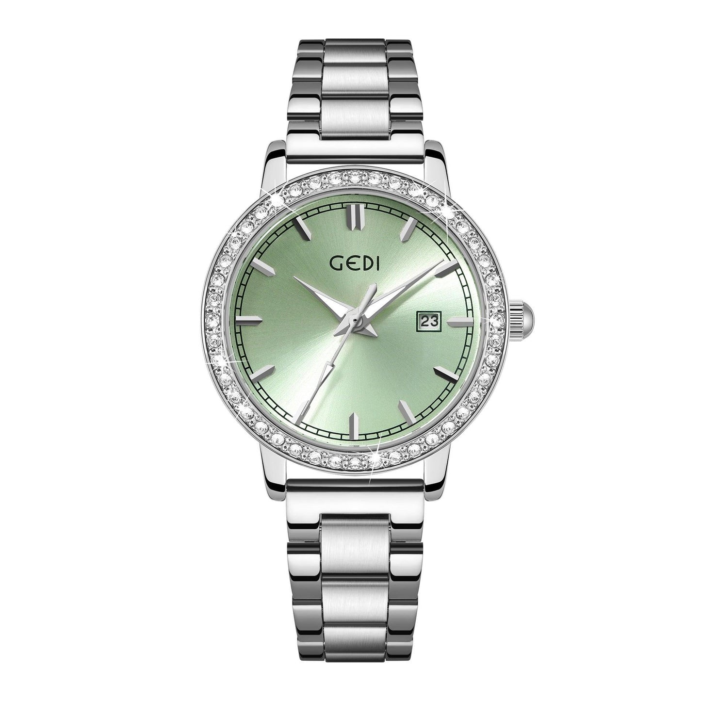 Women's Stainless Steel Quartz Watch - Aaryan Malik اريان مالك