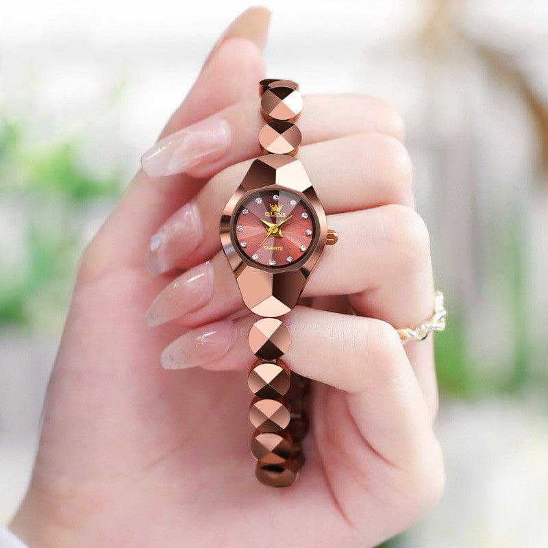 Bracelet Ceramic Tungsten Steel Quartz Watch - Aaryan Malik اريان مالك