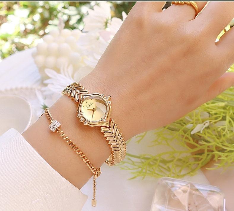 Bamboo Chain Gift Quartz Women's Watch - Aaryan Malik اريان مالك
