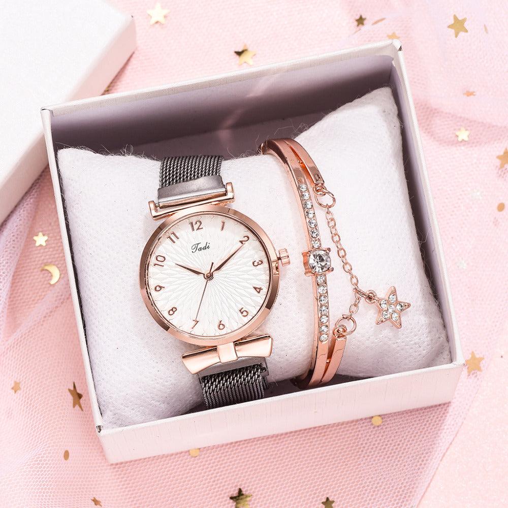 Women's Digital Alloy Watch Bracelet - Aaryan Malik اريان مالك