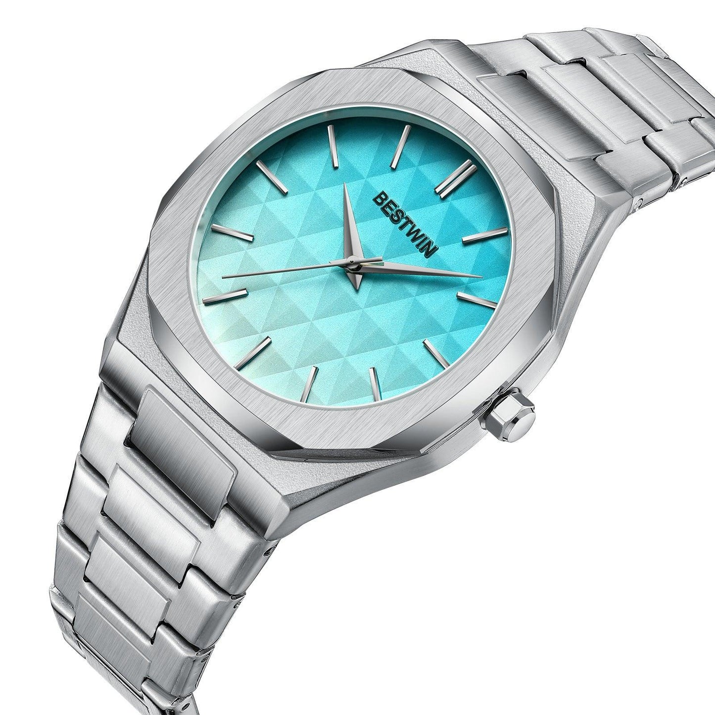 Embossed Dial Fashion Men's Watch - Aaryan Malik اريان مالك