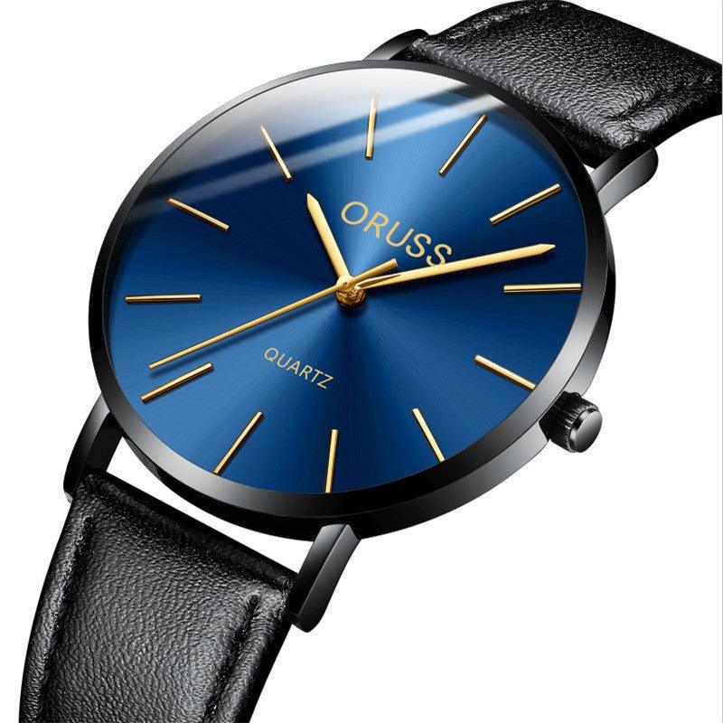 Men's Light Luxury Ultra-thin Belt Watch - Aaryan Malik اريان مالك
