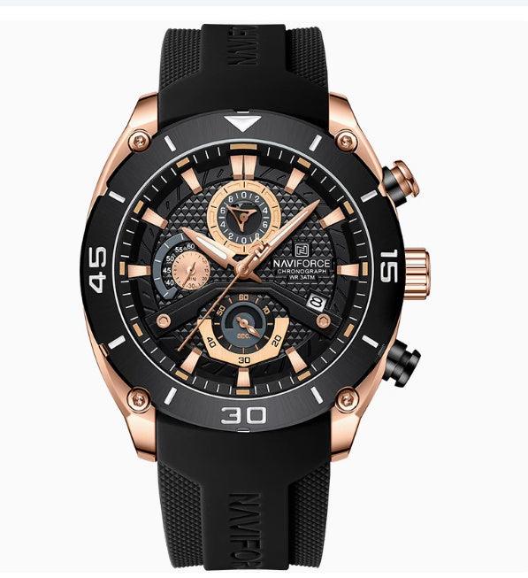 New Youth Outdoor Sports And Casual Silicone Band Color Watrproof Watch - Aaryan Malik اريان مالك