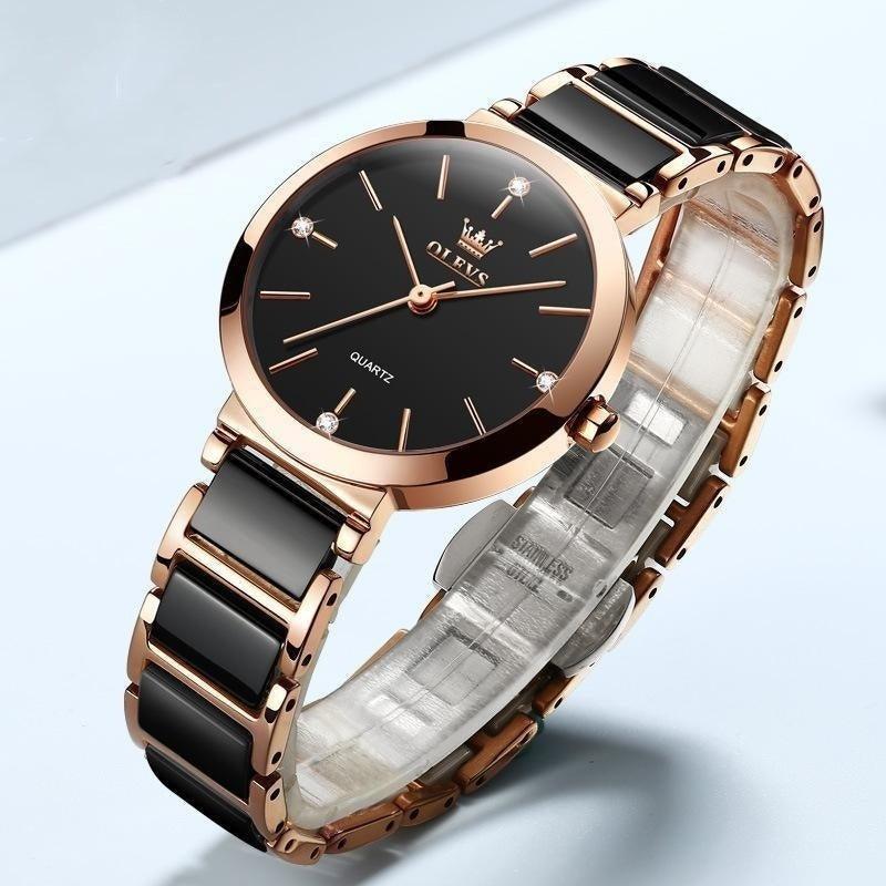 Women's Fashionable Waterproof Original Quartz Movement Niche High-end Watch - Aaryan Malik اريان مالك