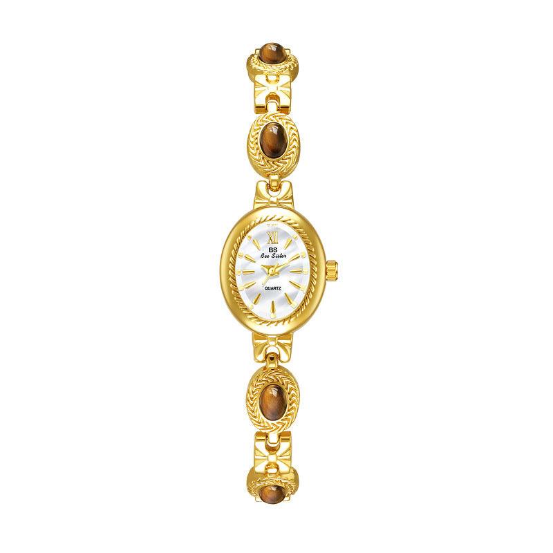 Natural Tigereye Maillard Advanced Chain Watch - Aaryan Malik اريان مالك