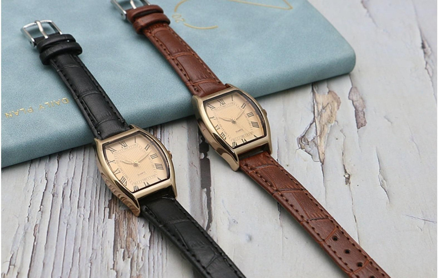 Bucket-shaped Simple Waterproof Quartz Watch For Girls - Aaryan Malik اريان مالك