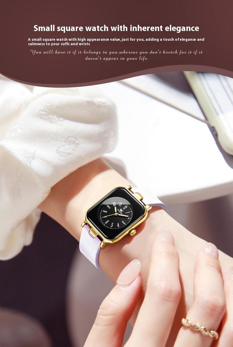 Simple Trendy Silicone Band Quartz Watch For Women - Aaryan Malik اريان مالك