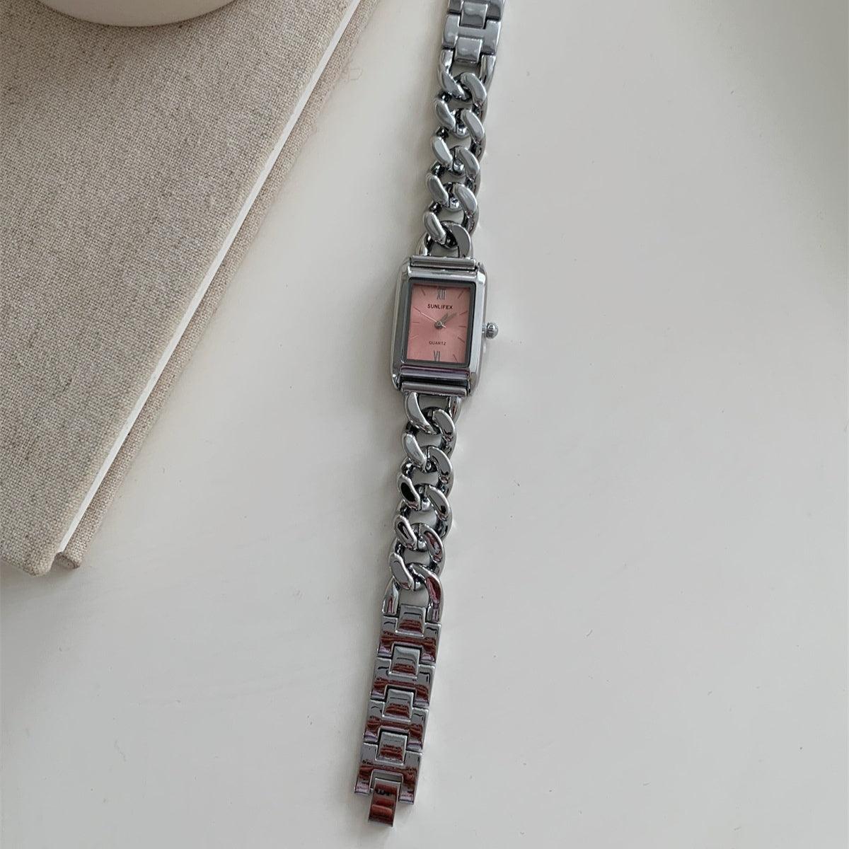 Classic Simple Design Chain Watch Female - Aaryan Malik اريان مالك