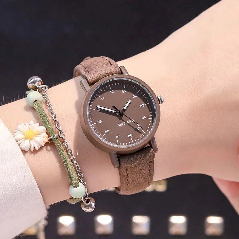 Korean Simple Temperamental Girls' Antique Mori Style Antique Watch - Aaryan Malik اريان مالك