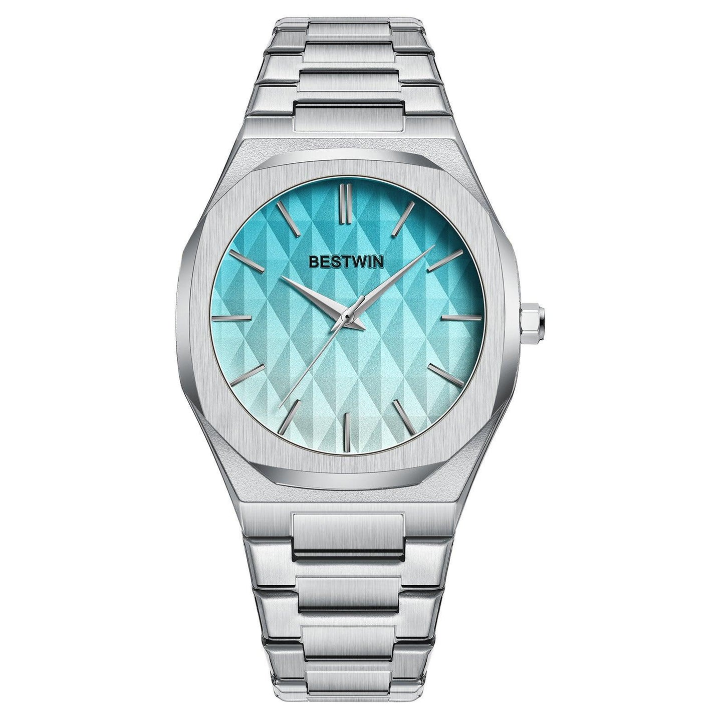 Embossed Dial Fashion Men's Watch - Aaryan Malik اريان مالك