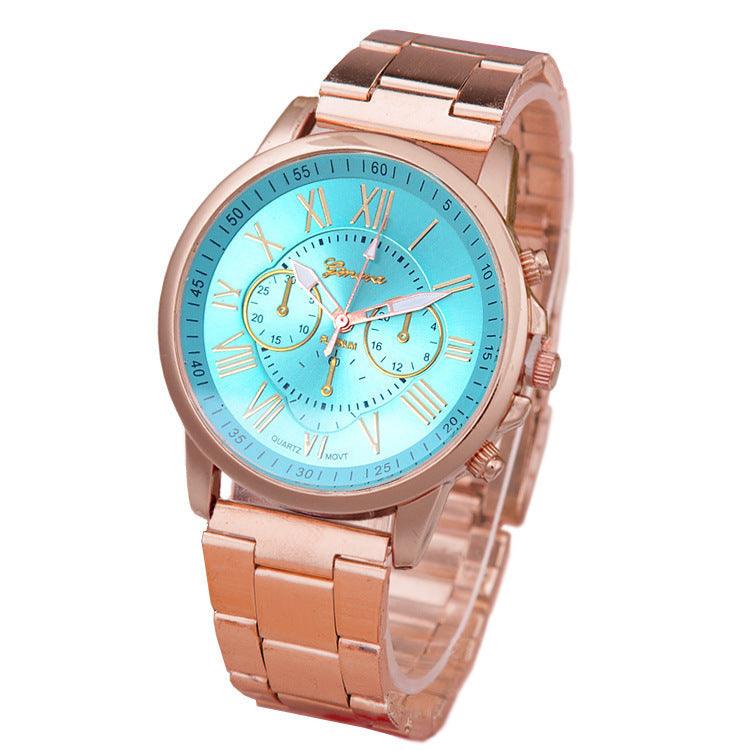 Women's Leisure Alloy Steel Belt Quartz Watch - Aaryan Malik اريان مالك