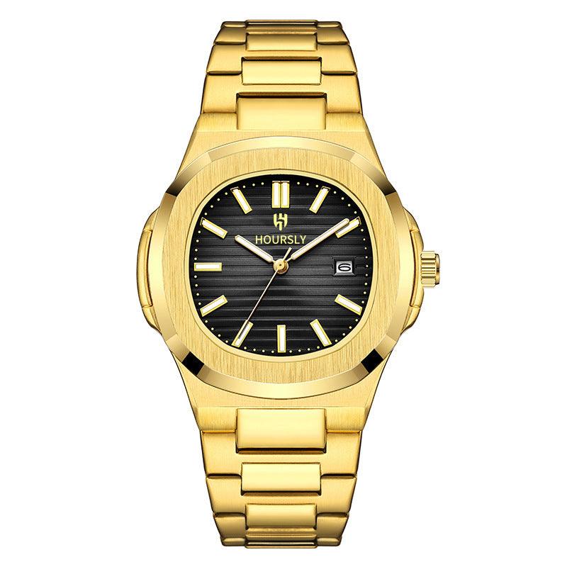 Fashion Premium Business Simplicity Quartz Steel Belt Men's Watch - Aaryan Malik اريان مالك