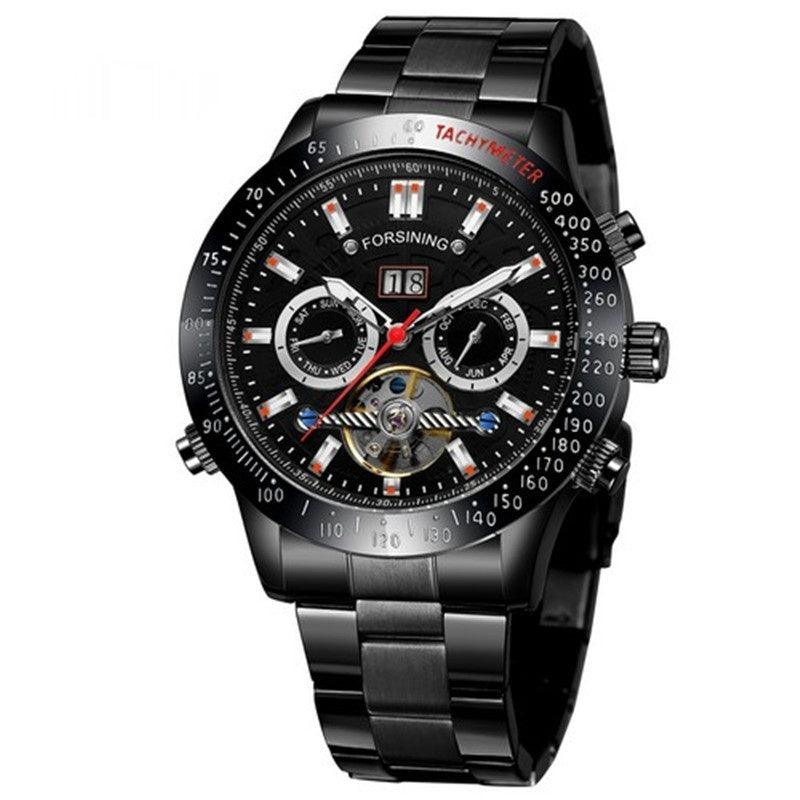 Fashion Casual Multi-function Tourbillon Automatic Mechanical Watch - Aaryan Malik اريان مالك