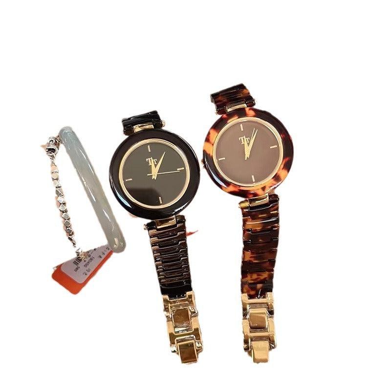 Hawksbill Amber Retro Fashion Saving High Sense Women's Watch - Aaryan Malik اريان مالك