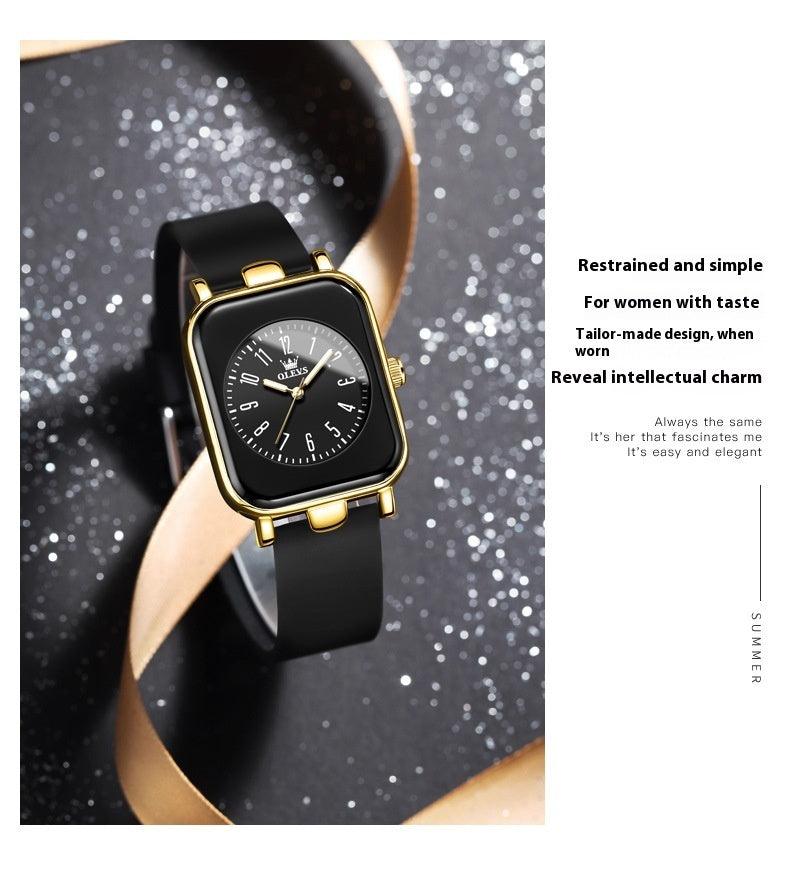 Simple Trendy Silicone Band Quartz Watch For Women - Aaryan Malik اريان مالك