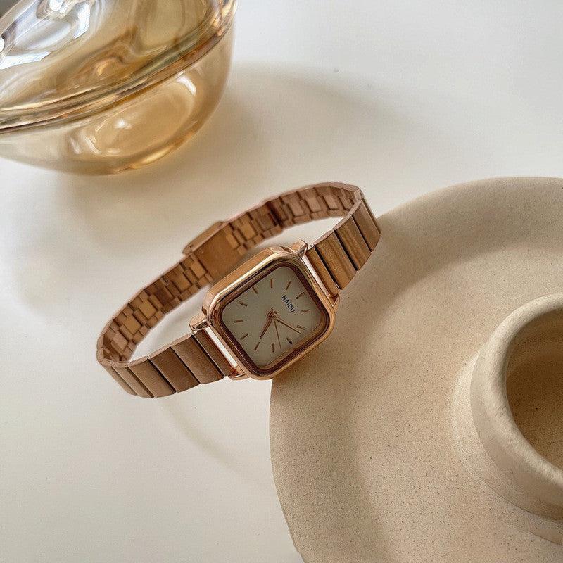 Women's Silver Bamboo Strap Watch - Aaryan Malik اريان مالك