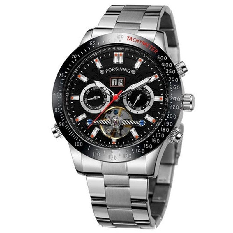 Fashion Casual Multi-function Tourbillon Automatic Mechanical Watch - Aaryan Malik اريان مالك