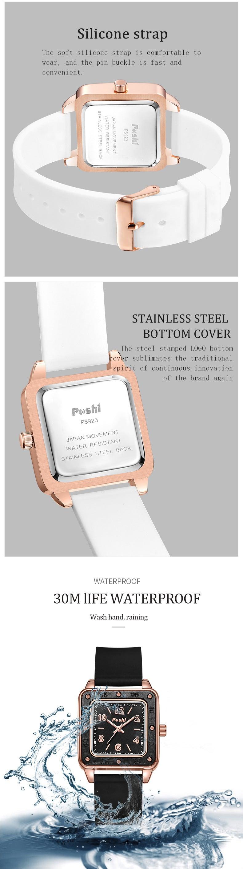 Women's Square Simple Fashion Quartz Watch - Aaryan Malik اريان مالك