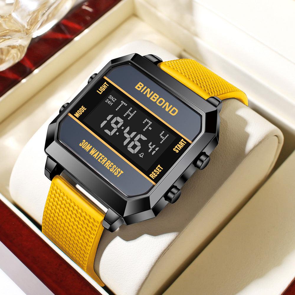 Stylish And Versatile Student Sports Waterproof Men's Electronic Watch - Aaryan Malik اريان مالك