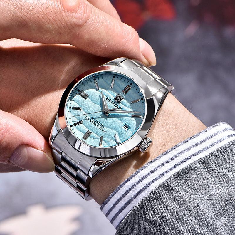 New Simple Fashion Calendar Luminous Men's Mechanical Watch - Aaryan Malik اريان مالك