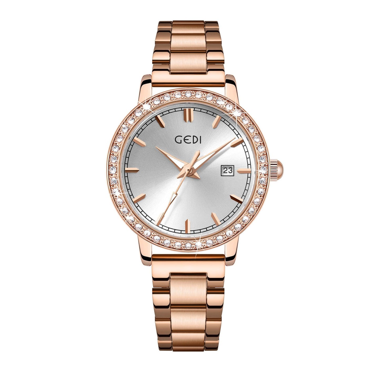 Women's Stainless Steel Quartz Watch - Aaryan Malik اريان مالك