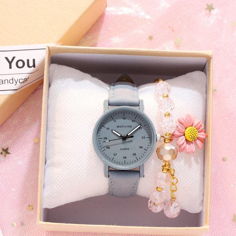 Korean Simple Temperamental Girls' Antique Mori Style Antique Watch - Aaryan Malik اريان مالك