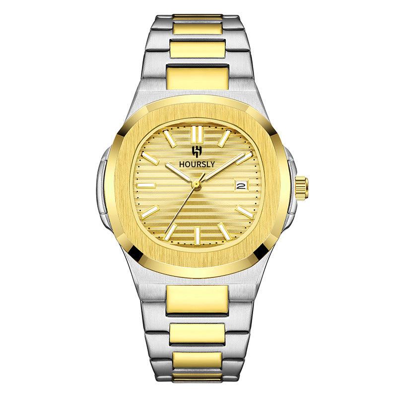 Fashion Premium Business Simplicity Quartz Steel Belt Men's Watch - Aaryan Malik اريان مالك