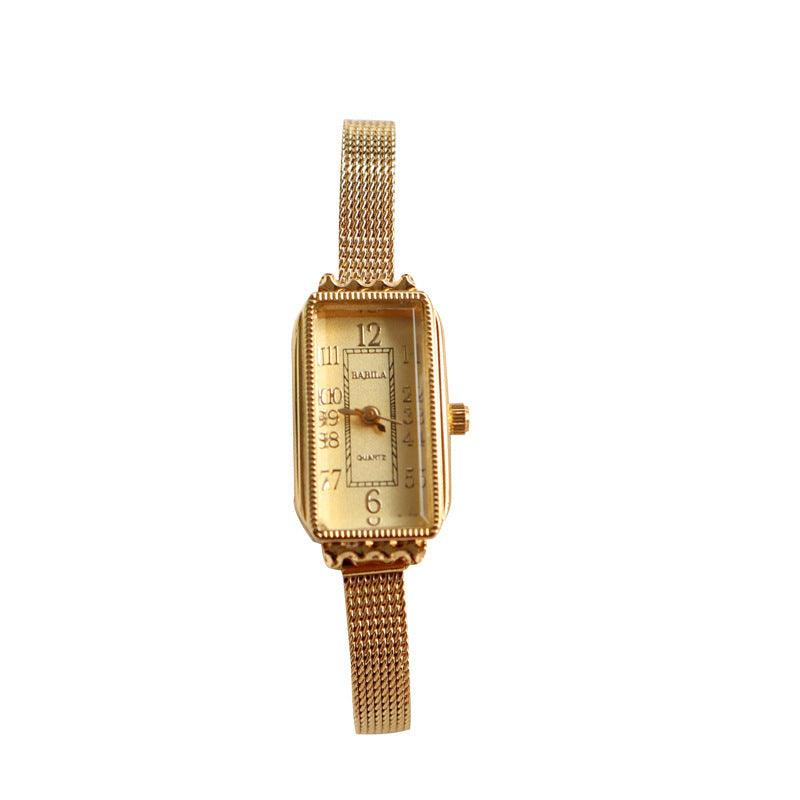 Carved Retro Fashion And Personalized Square Head Watch - Aaryan Malik اريان مالك