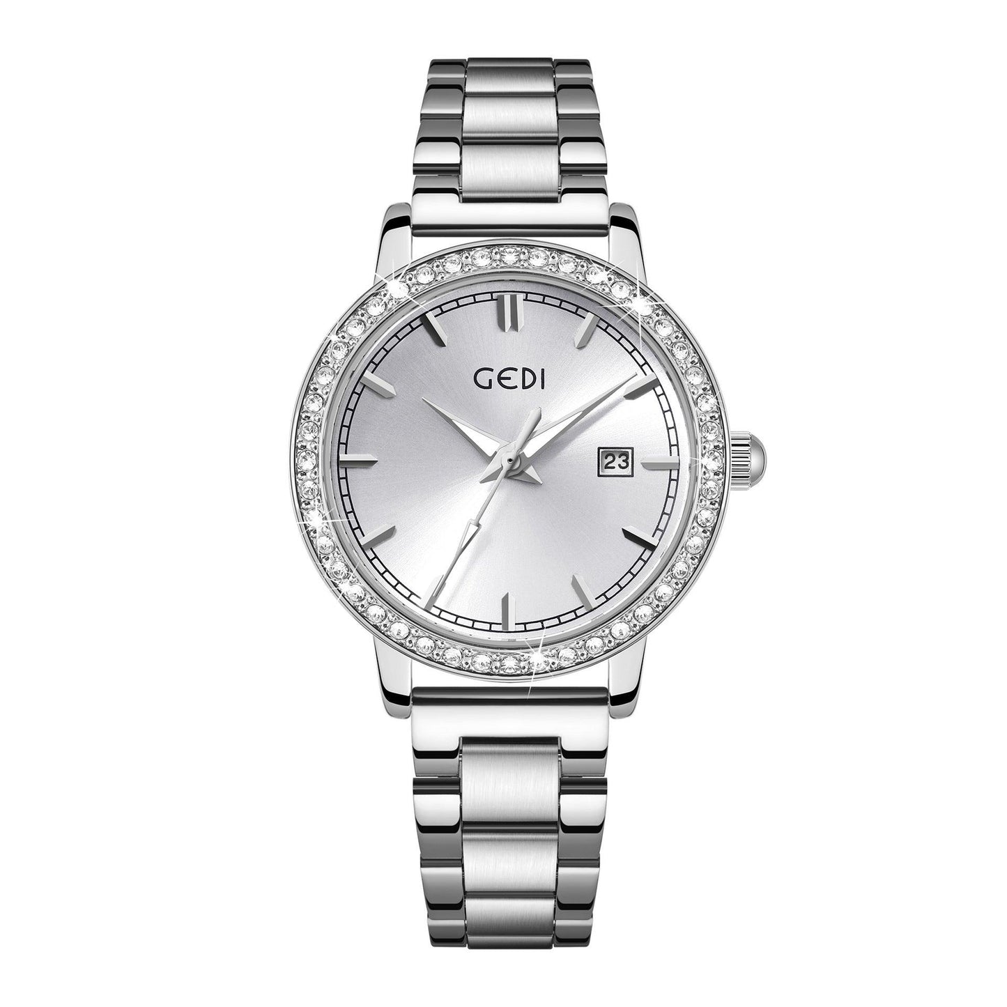 Women's Stainless Steel Quartz Watch - Aaryan Malik اريان مالك