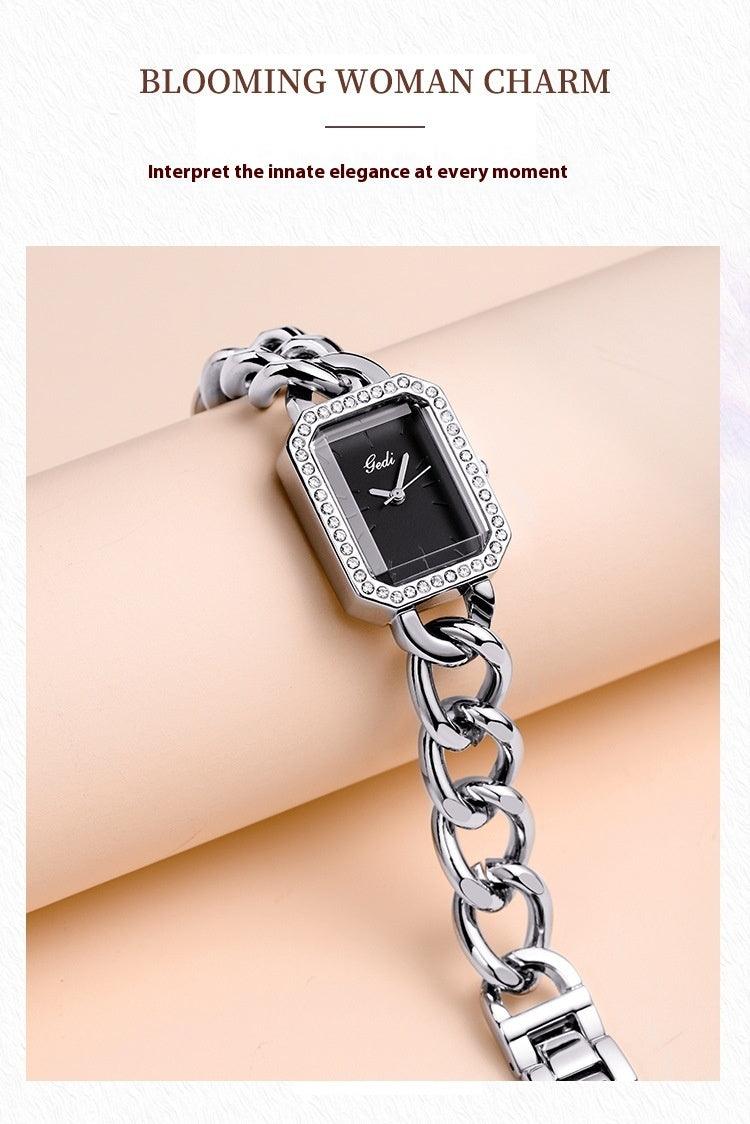 Square Watch Women's Light Luxury And Simplicity Watch - Aaryan Malik اريان مالك