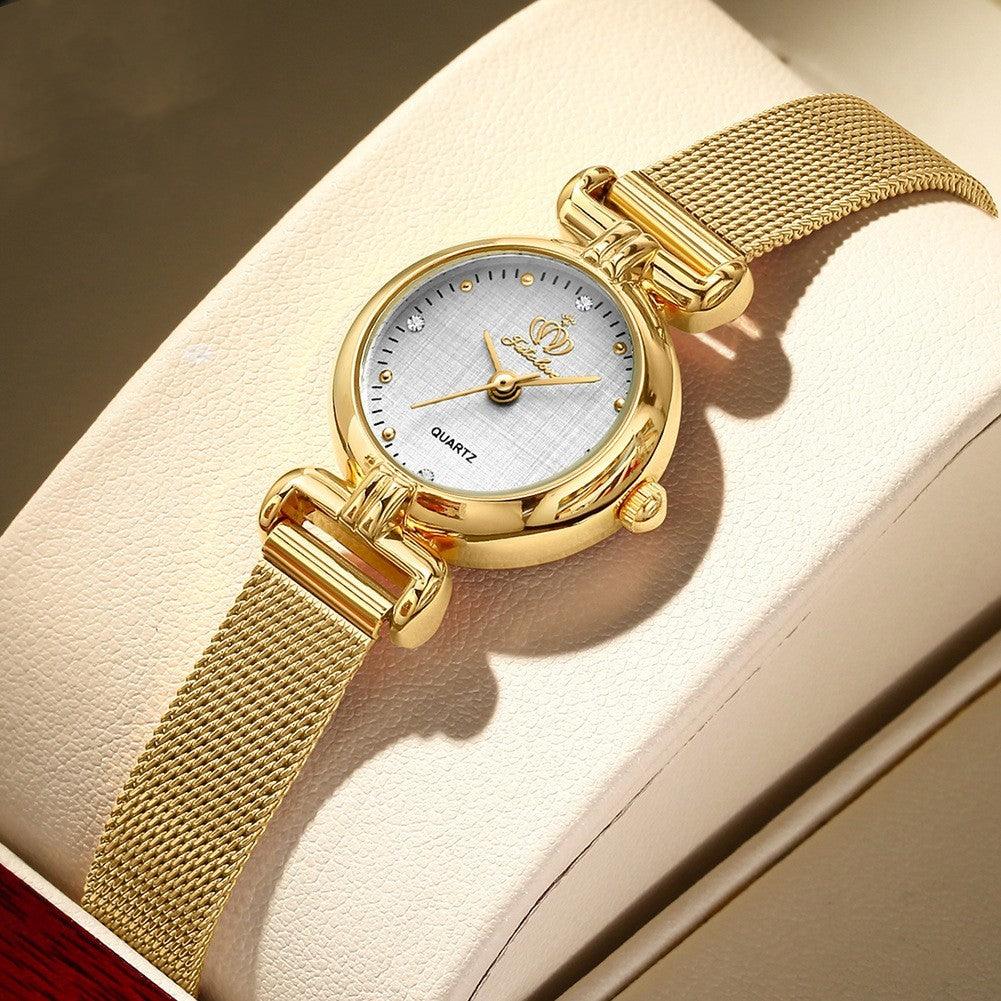 Women's Student Trendy Quartz Watch With Mesh Chain - Aaryan Malik اريان مالك