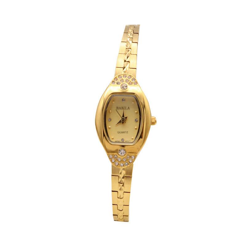 Women's Fashion Alluvial Gold Vintage Pineapple Pattern Watch - Aaryan Malik اريان مالك
