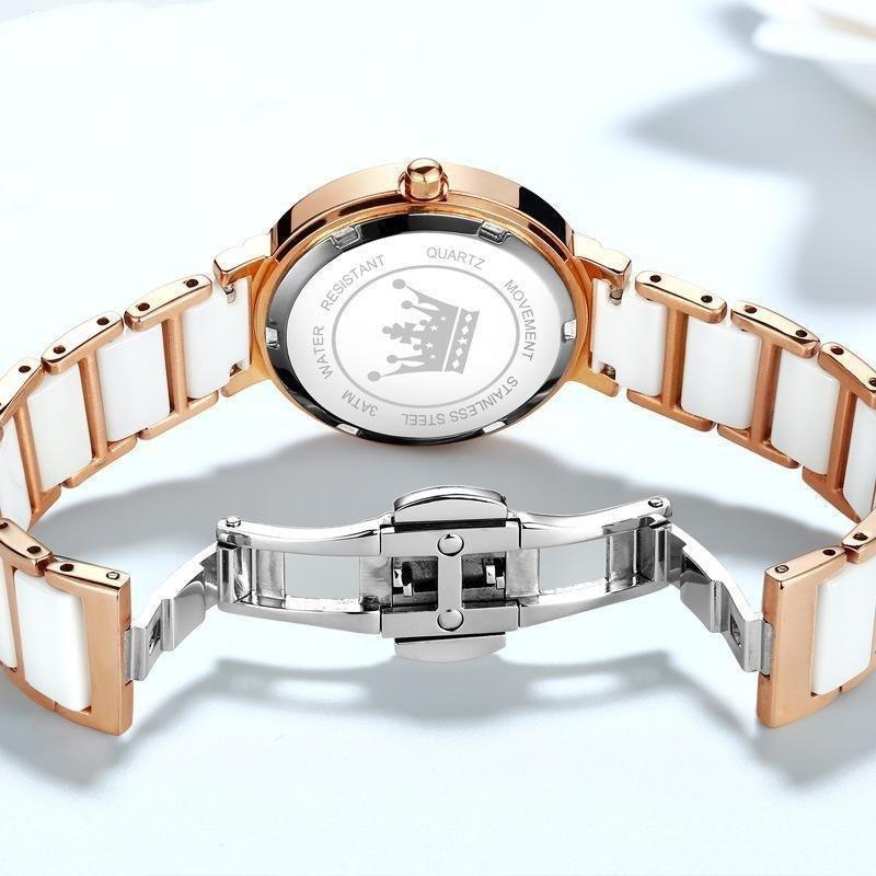 Women's Fashionable Waterproof Original Quartz Movement Niche High-end Watch - Aaryan Malik اريان مالك