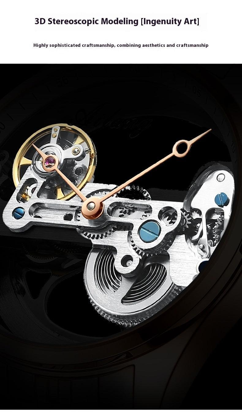 Automatic Hollow Mechanical Watch Generation Hair - Aaryan Malik اريان مالك