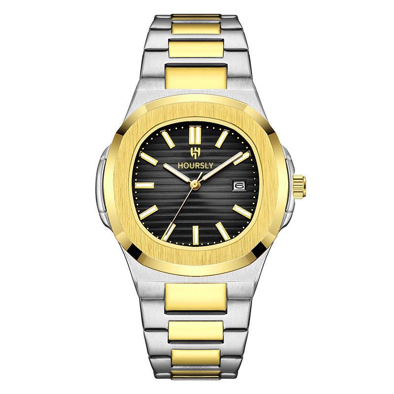 Fashion Premium Business Simplicity Quartz Steel Belt Men's Watch - Aaryan Malik اريان مالك