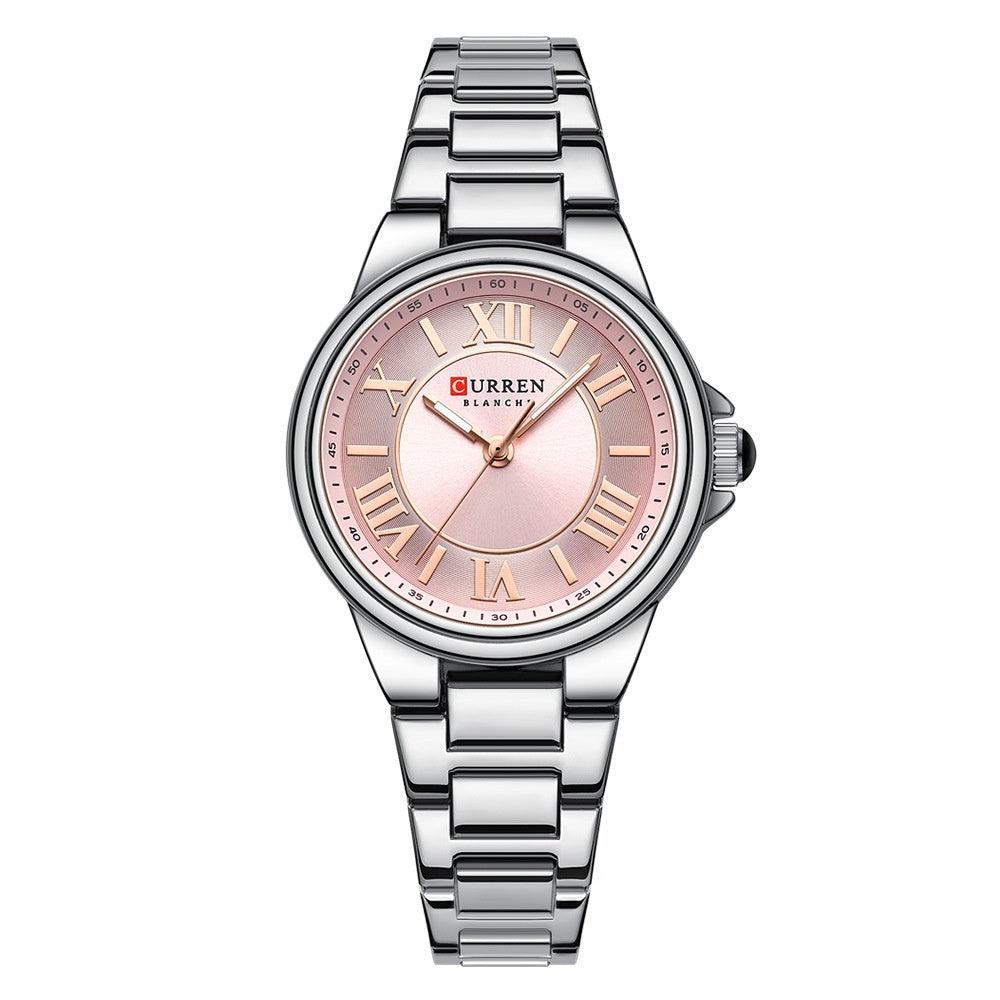 Women's Fashion Clock Steel Belt Watch - Aaryan Malik اريان مالك