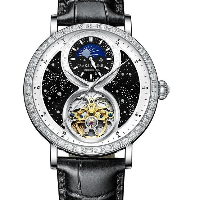 Automatic Mechanical Watch Young Men's Business All-Match Sports Watch Waterproof - Aaryan Malik اريان مالك