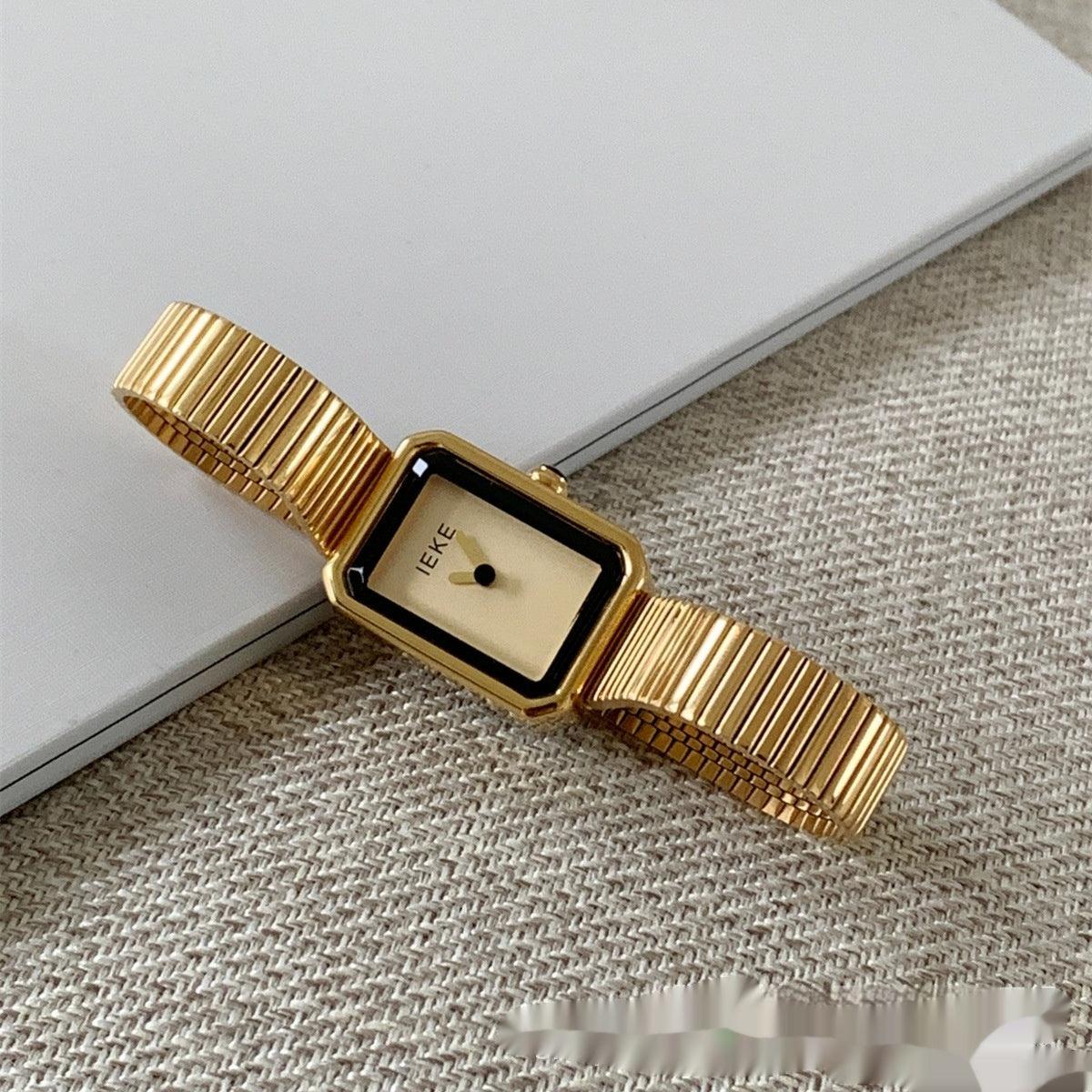 Retro Debutante Style Steel Watch - Aaryan Malik اريان مالك