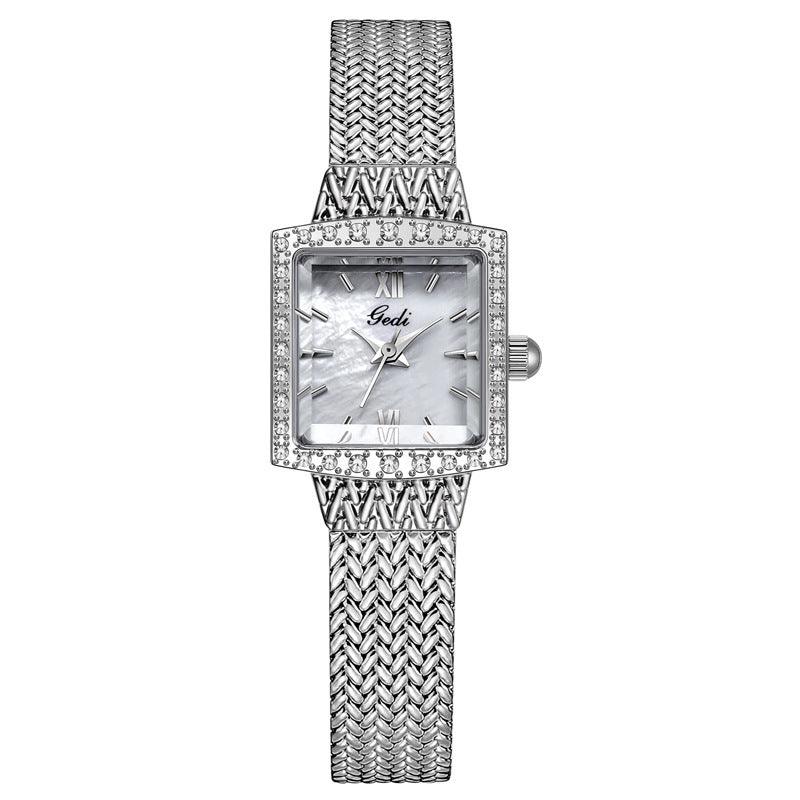 Niche Fritillary Light Luxury Square Plate Waterproof Quartz Watch - Aaryan Malik اريان مالك