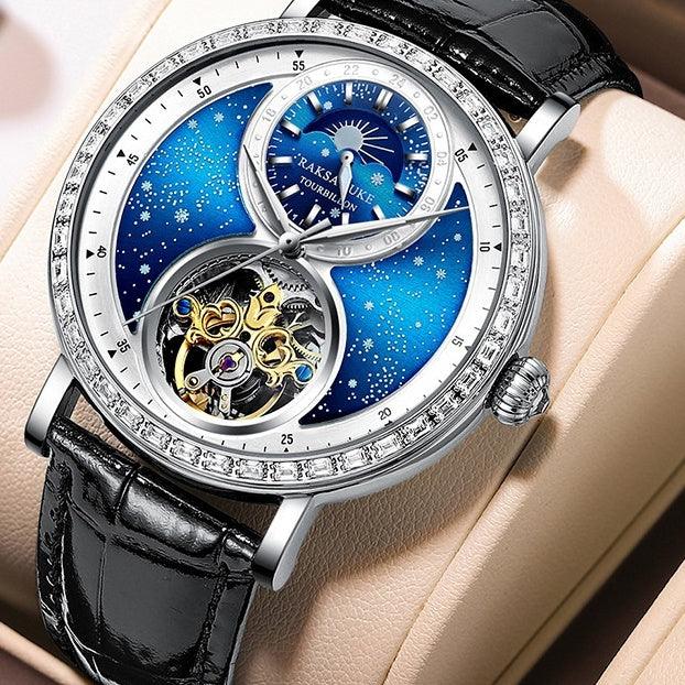 Automatic Mechanical Watch Young Men's Business All-Match Sports Watch Waterproof - Aaryan Malik اريان مالك