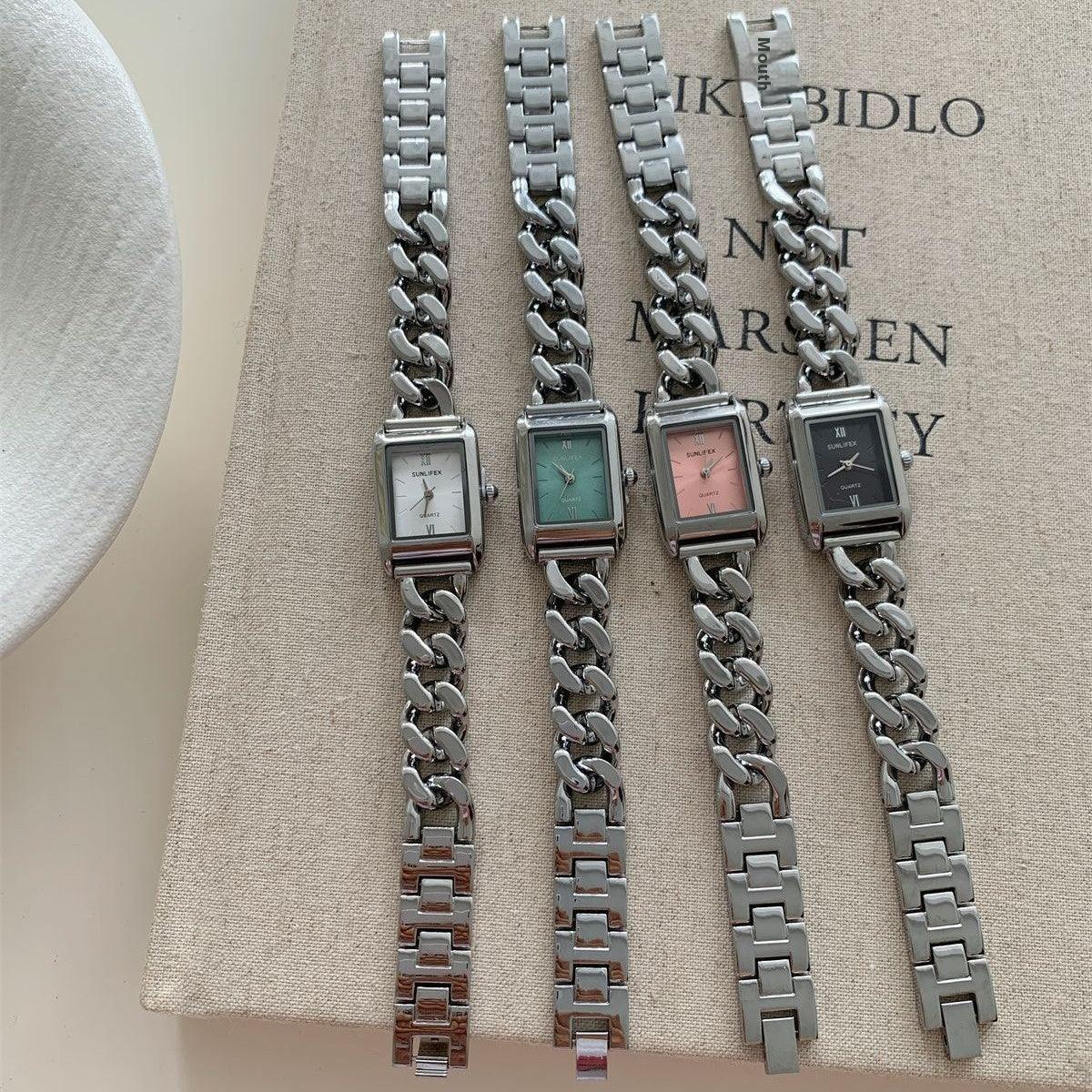 Classic Simple Design Chain Watch Female - Aaryan Malik اريان مالك
