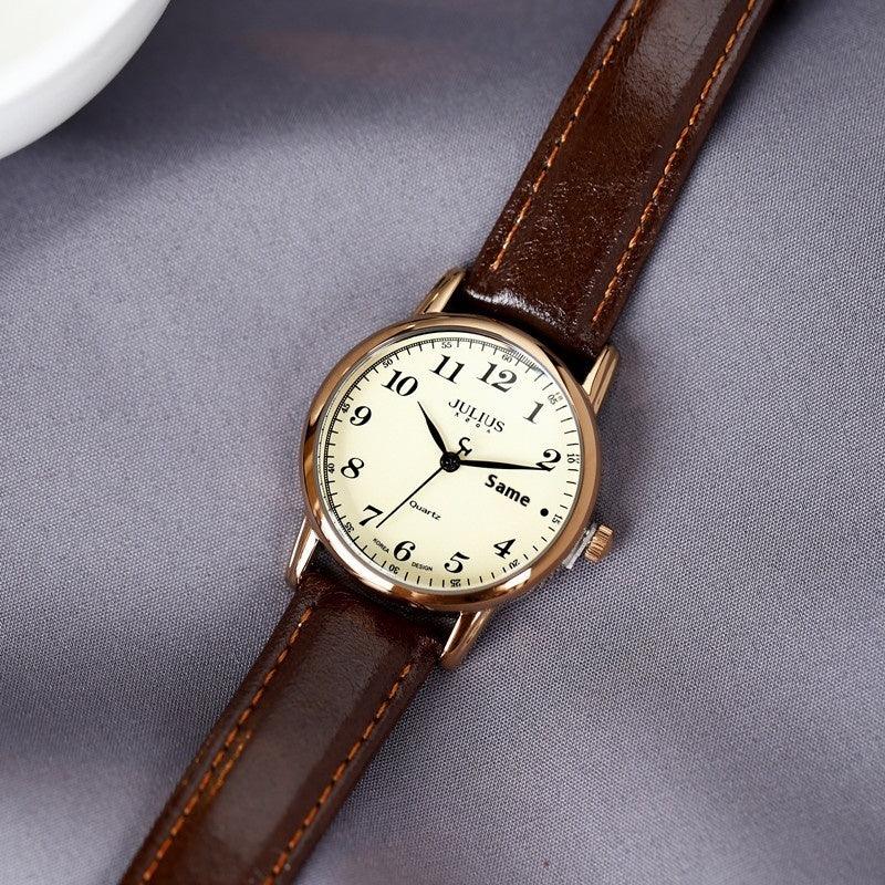 Retro Women's Simple Digital Calendar Casual Watch - Aaryan Malik اريان مالك